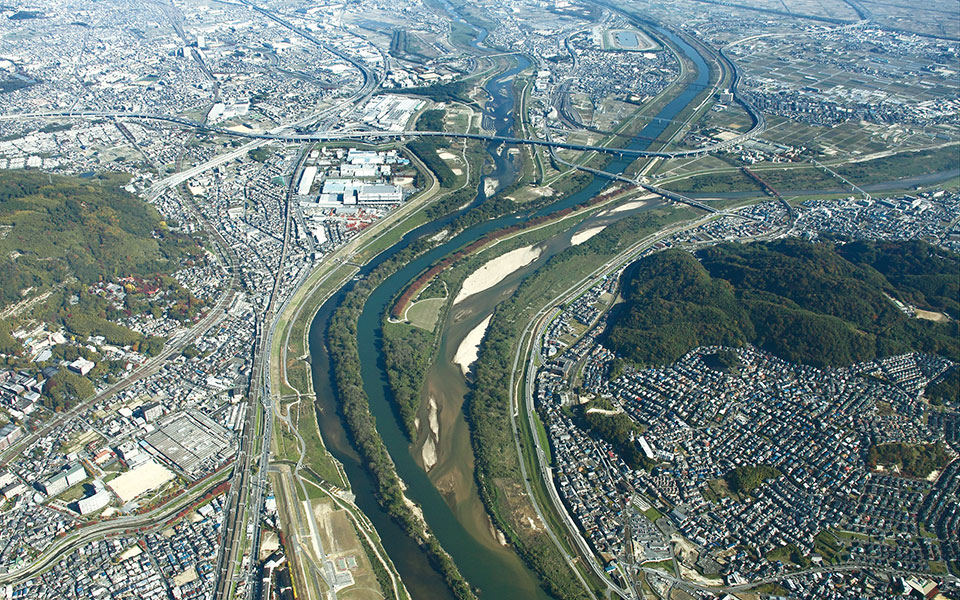 The confluence of three rivers