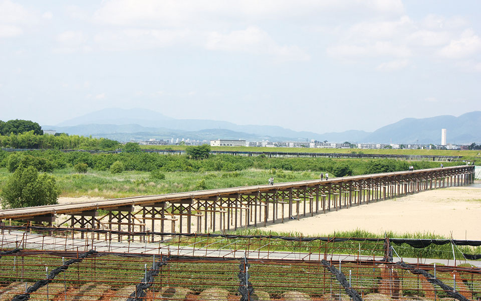 流れ橋